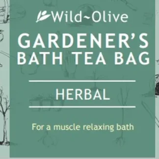 Wild Olive Bath Tea Bag - Gardeners Tea Bag