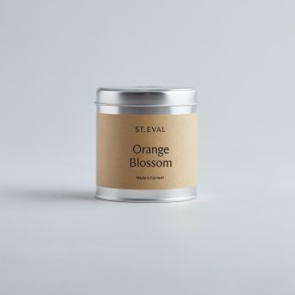 St Eval Orange Blossom Scented Tin Candle