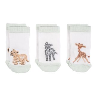 Wrendale Designs Little Wren 'Little Savannah' African Animal Baby Socks