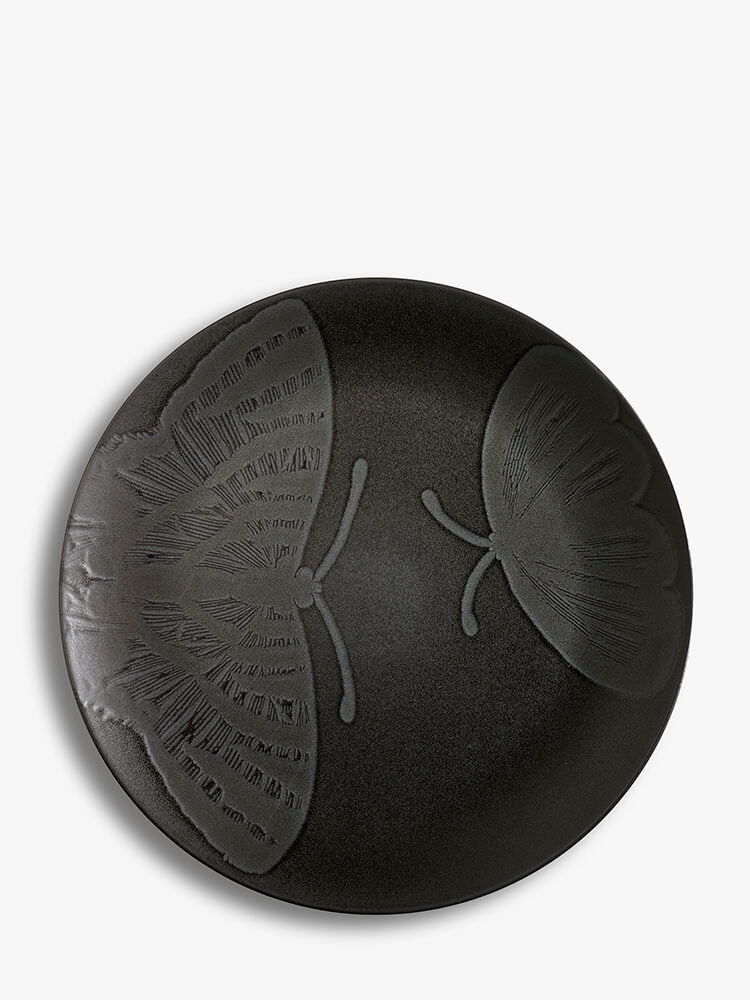 Kew Gardens Living Jewels Black Charger Plate - Image 2