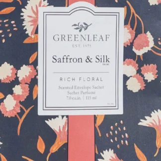 Greenleaf Saffron & Silk Scented Sachet