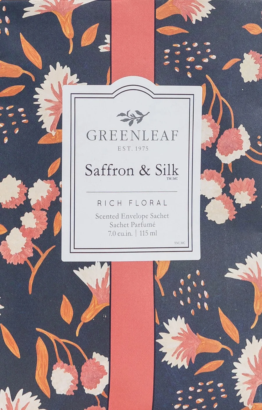 Greenleaf Saffron & Silk Scented Sachet