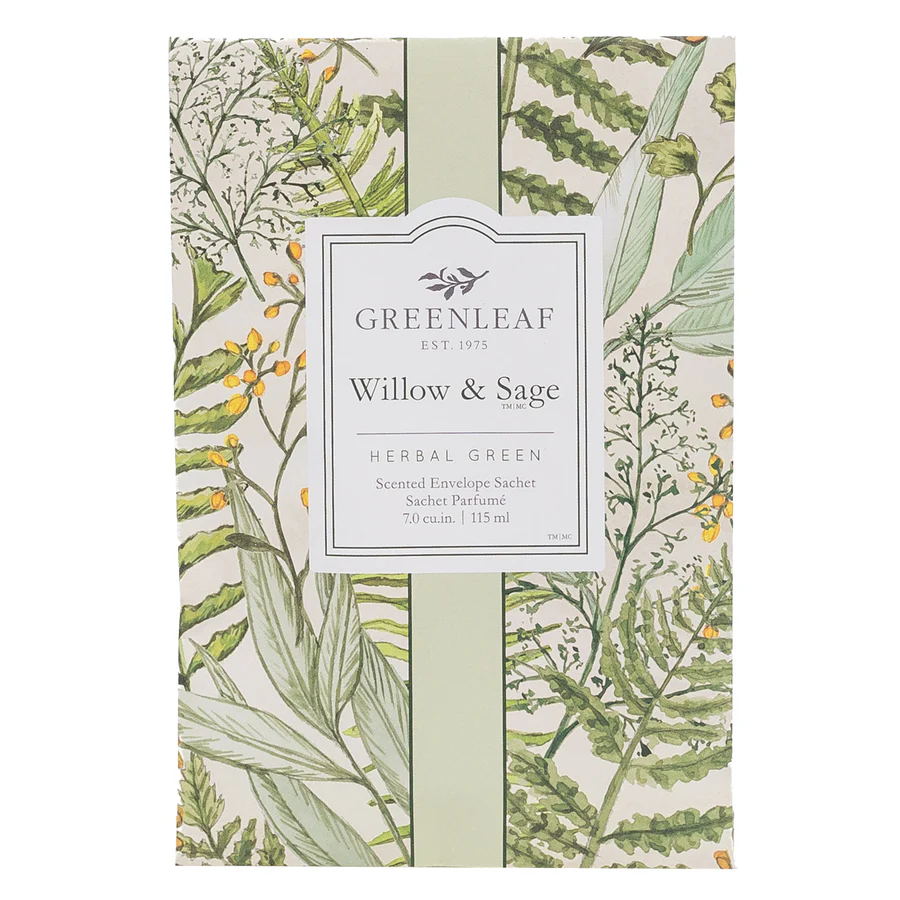 Greenleaf Willow & Sage Scented Sachet