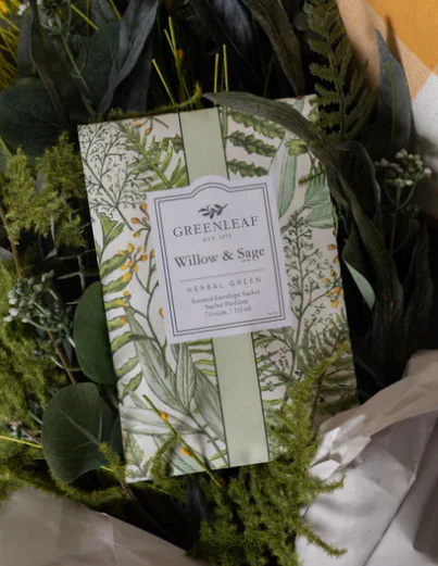 Greenleaf Willow & Sage Scented Sachet - Image 2