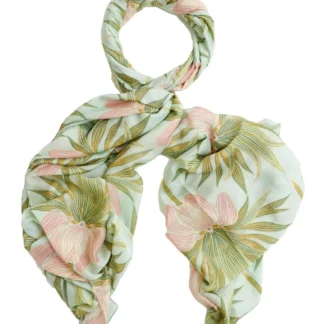 One Hundred Stars Deco Bud Aqua Scarf