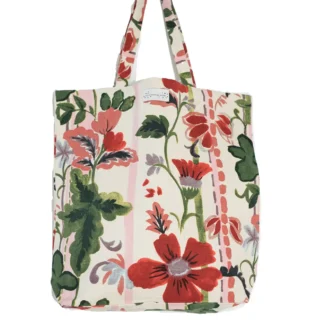 One Hundred Stars Poppy Red Canvas Bag