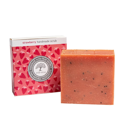Wild Olive 100g Strawberry Scrub Soap