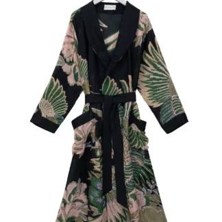 One Hundred Stars Crane Emerald Gown