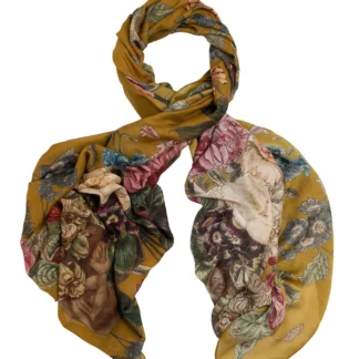 One Hundred Stars Primula Gold Scarf