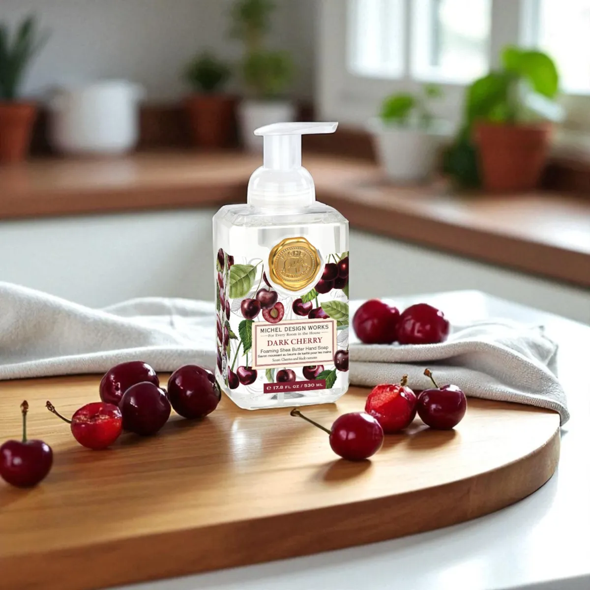 Michel Design Works Dark Cherry Foaming Hand Soap - Image 2