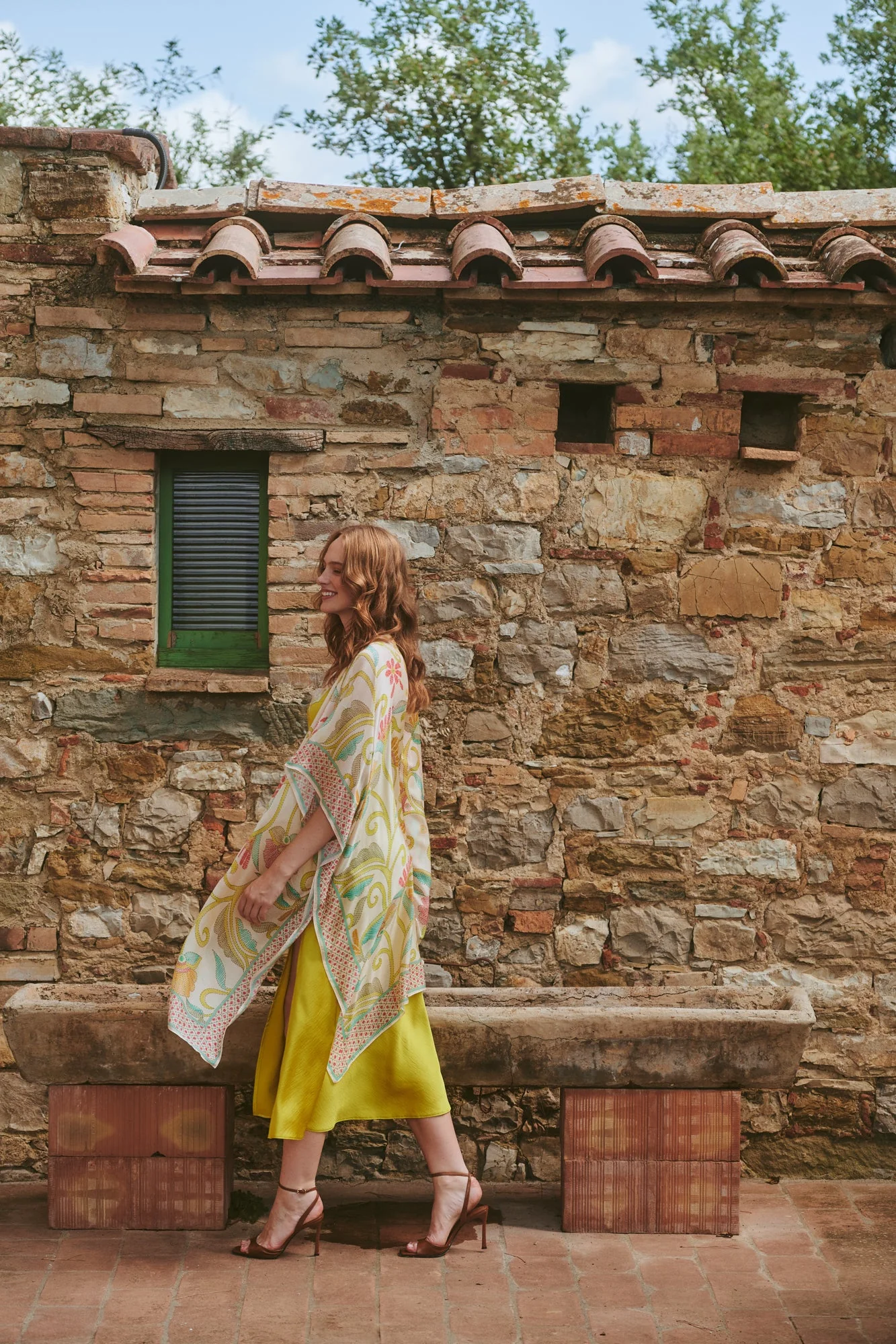 One Hundred Stars Giant Kantha Lime Throwover - Image 7
