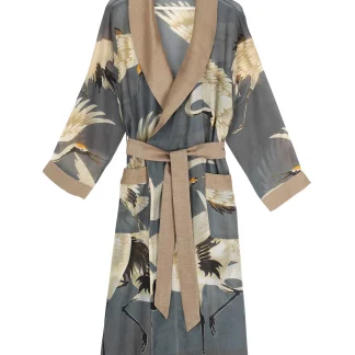 One Hundred Stars Stork Slate Gown