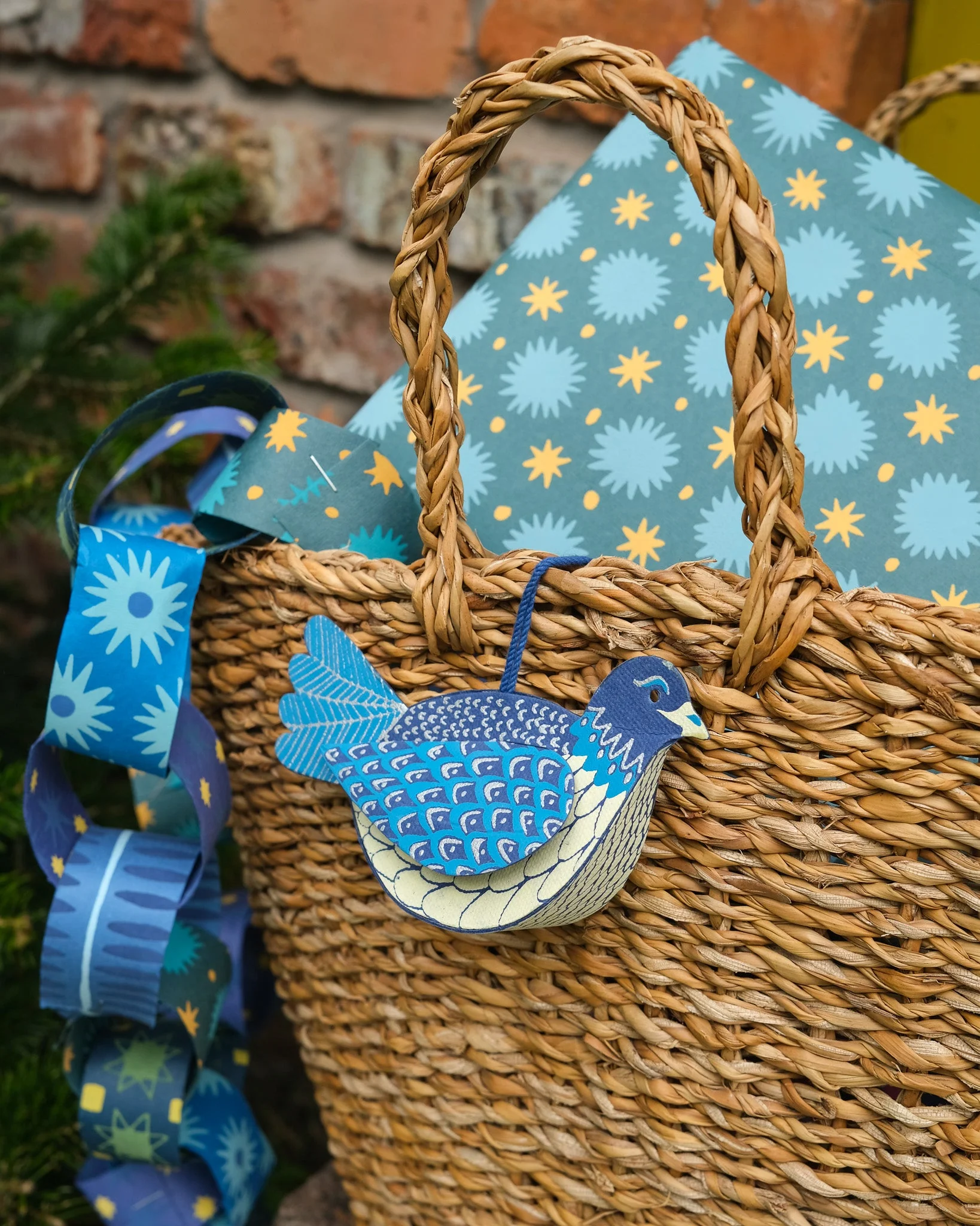 East End Press - Dove Screen-Printed Decoration