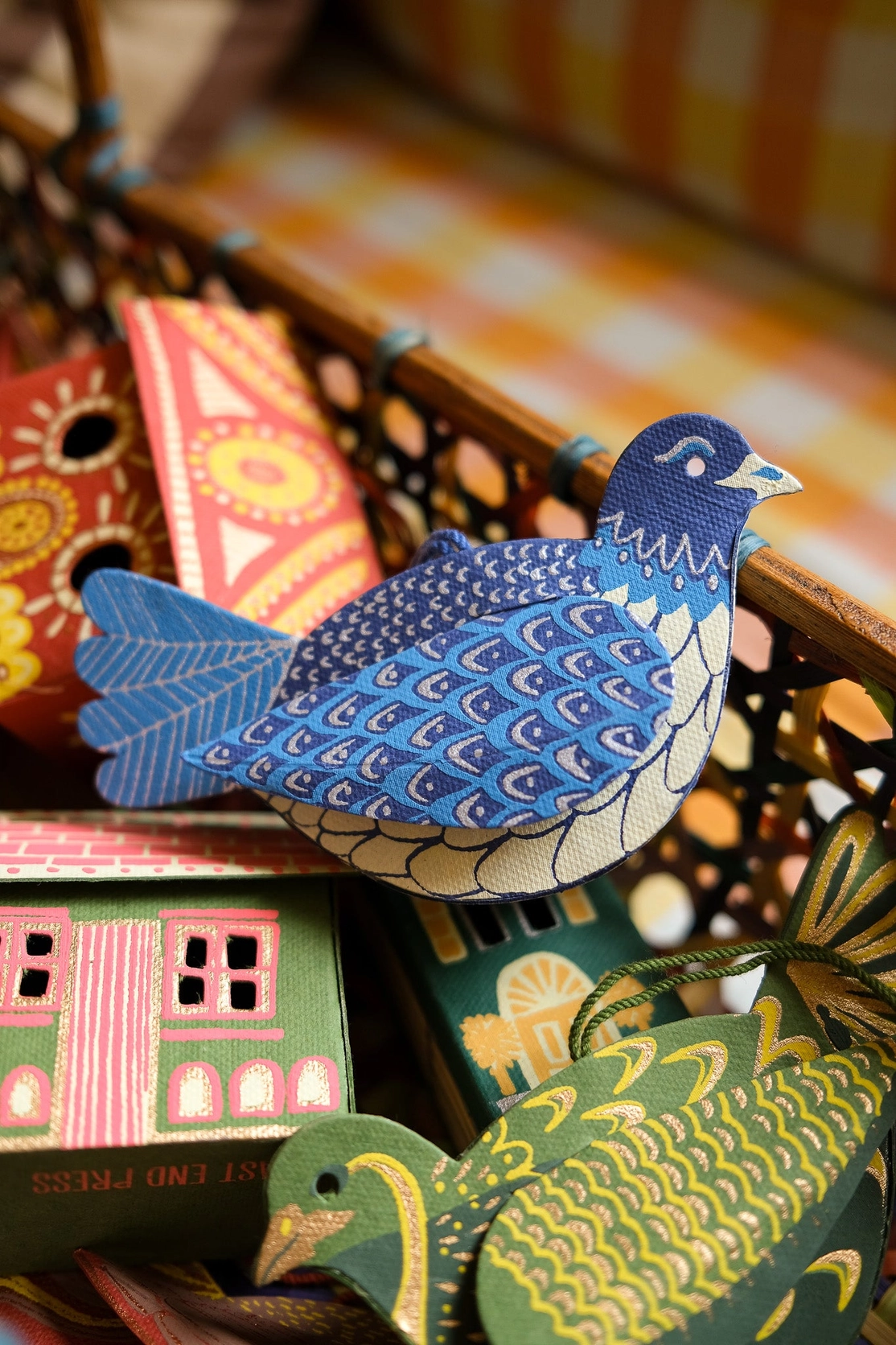 East End Press - Dove Screen-Printed Decoration