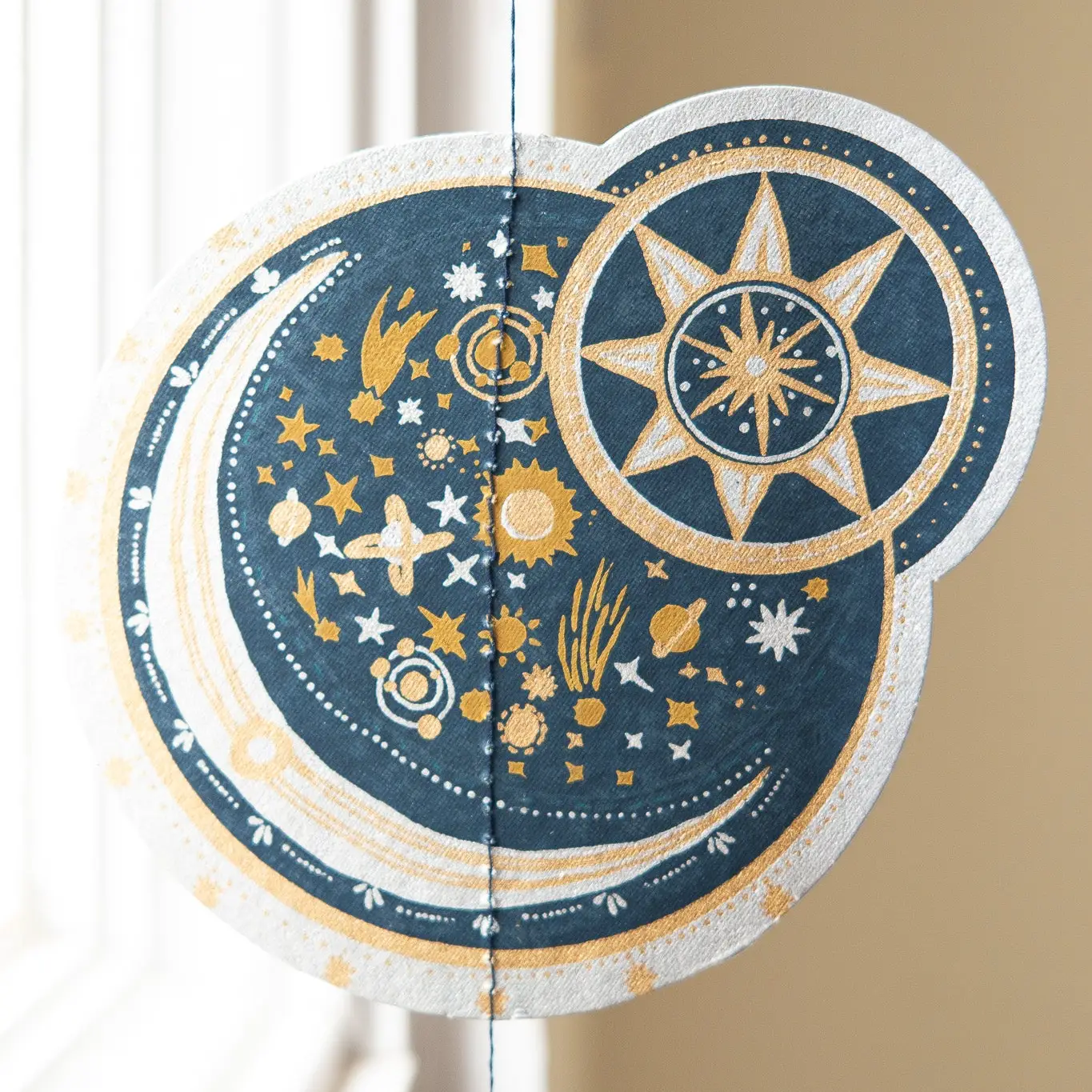 East End Press - Celestial Vertical Wall Hanging