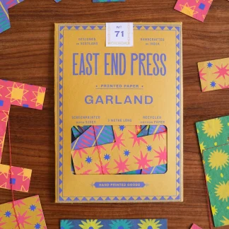 East End Press - Bright Happy Birthday Sewn Garland