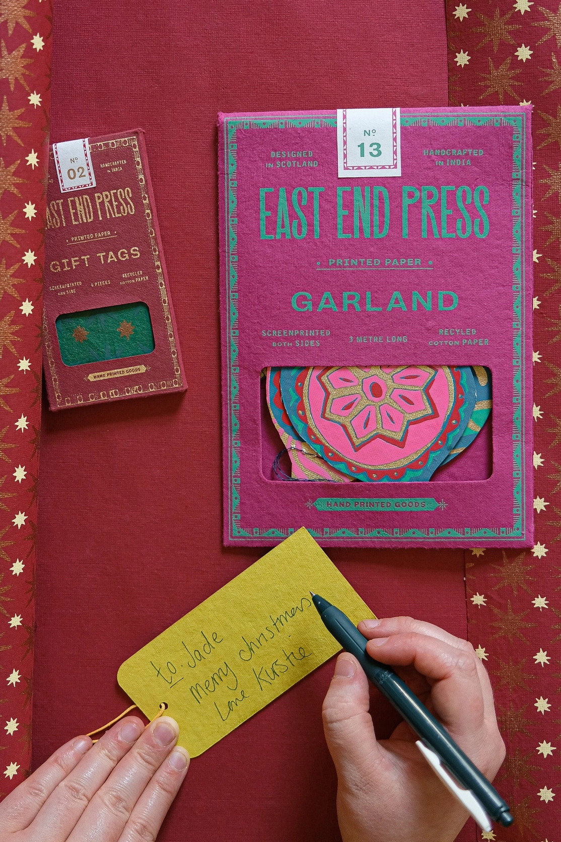 East End Press - Baubles Sewn Garland