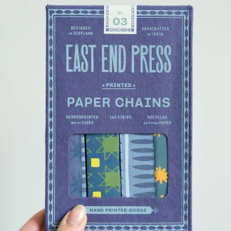 East End Press - Blue Paper Chain