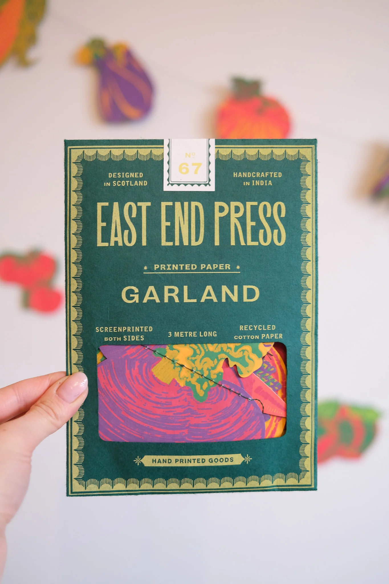 East End Press - Vegetable Sewn Garland