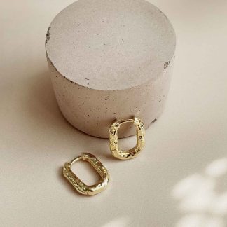BORA TEXTURED OVAL HOOPS