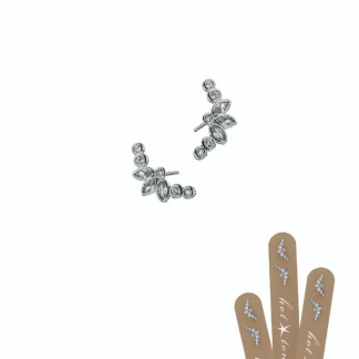Hot Tomato - Floral Spray Studs