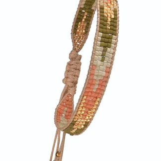 Hot Tomato - My Tribe Miyuki Bracelet