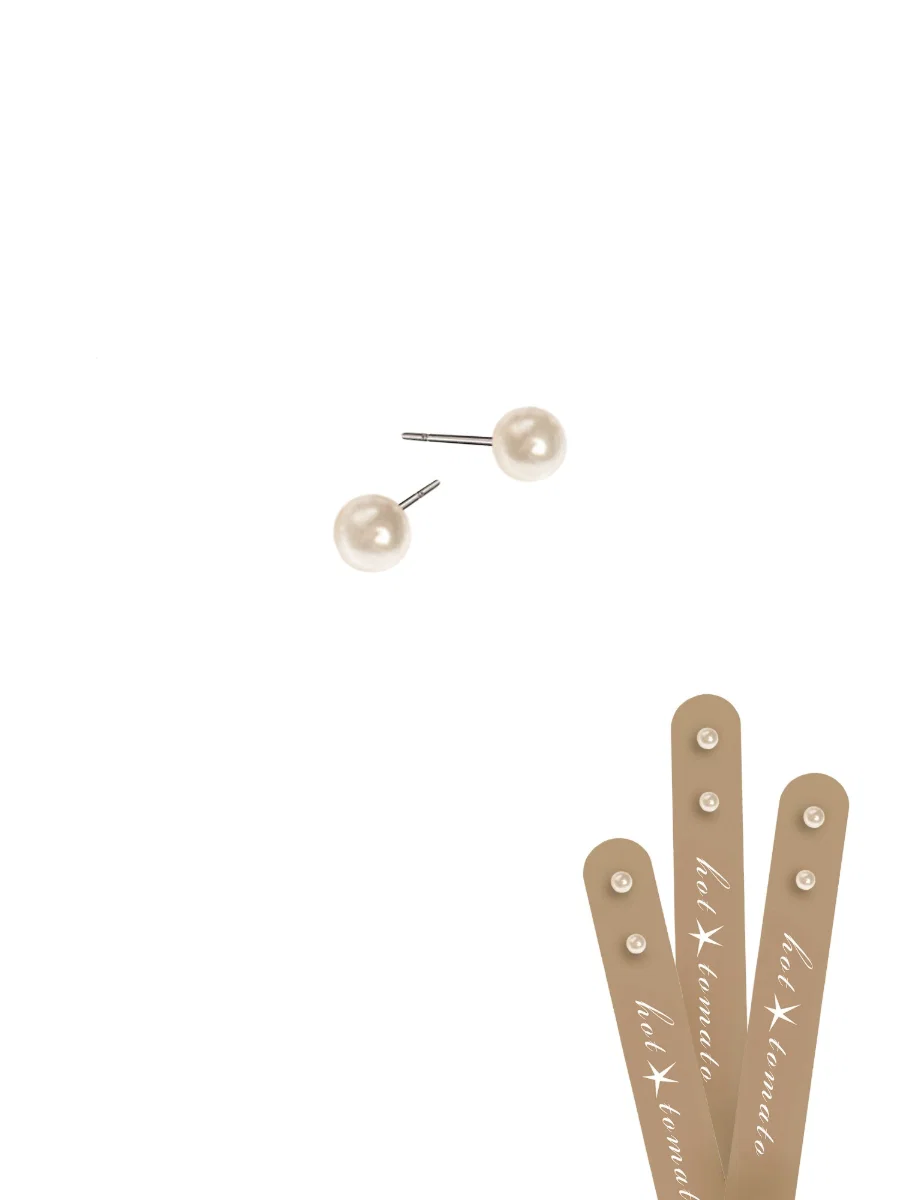 Hot Tomato - Mini Pearl Studs