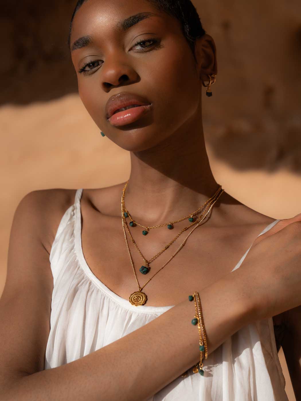 MOHICA EMERALD NECKLACE