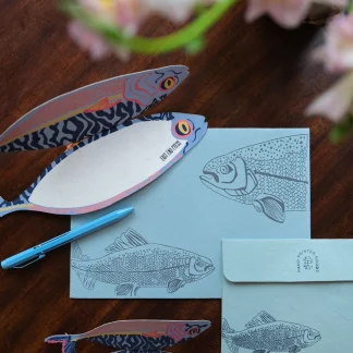 East End Press - Mackerel Greeting Card