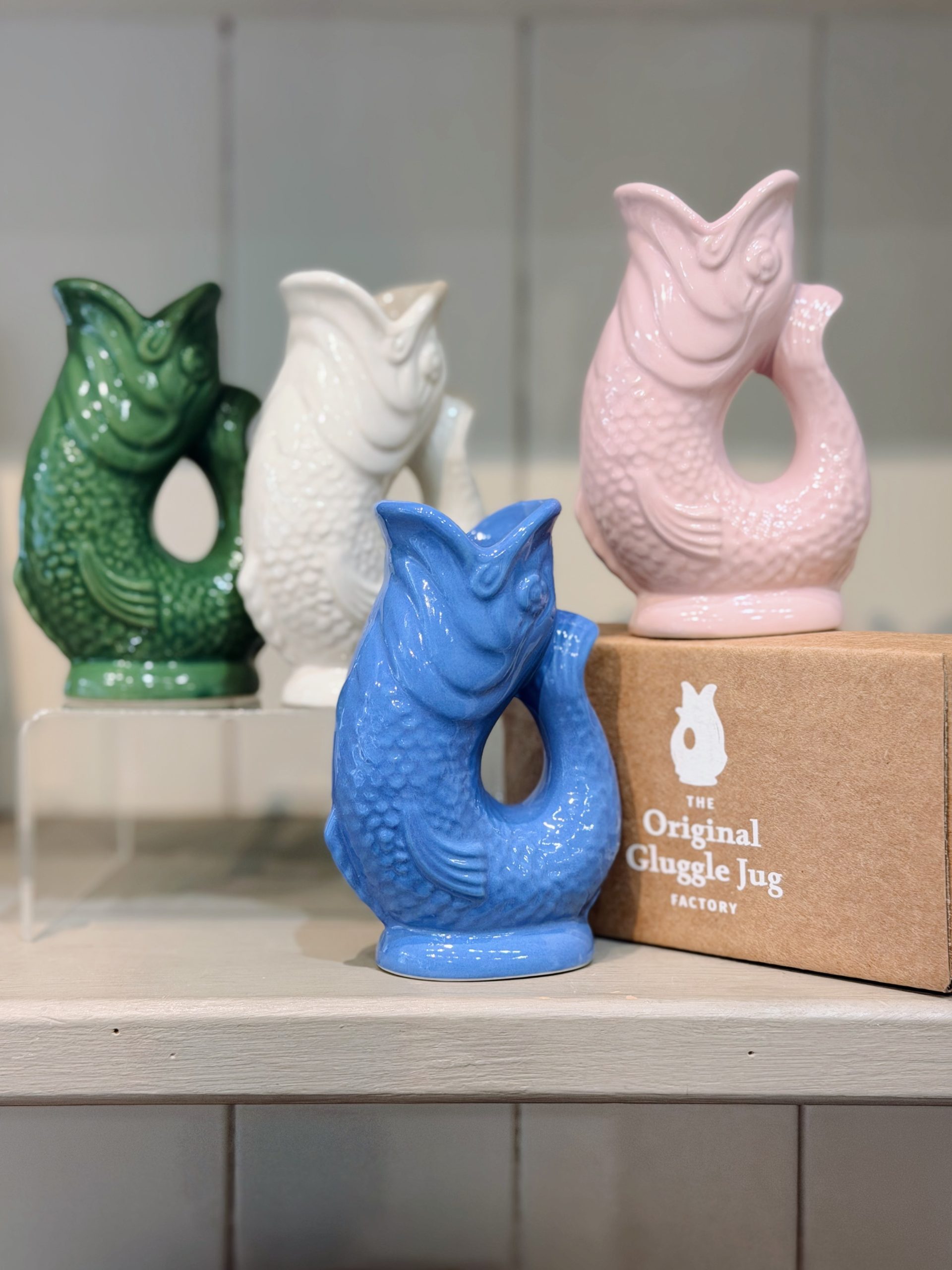 The Original Gluggle Jug Mini - Sea Blue