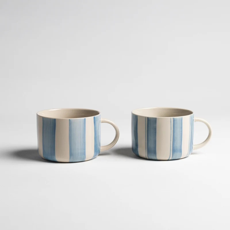 Kindred Mugs ~ Cornflower Mug Large Brushed Light Blue