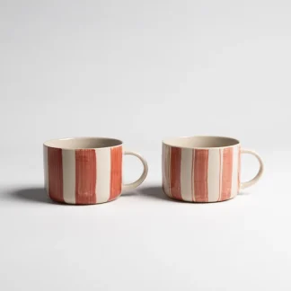 Kindred Mugs ~ Cornflower Mug Large Brushed Berry Red
