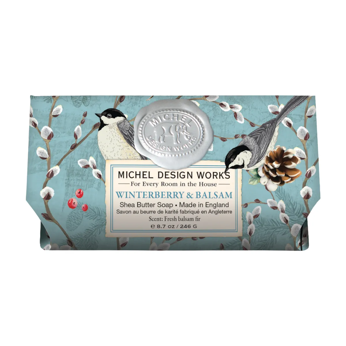 Michel Design Works Winterberry & Balsam Soap Bar