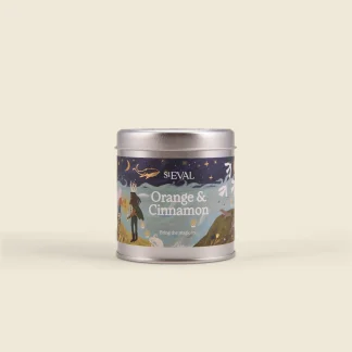 St Eval Orange & Cinnamon Scented Tin Candle