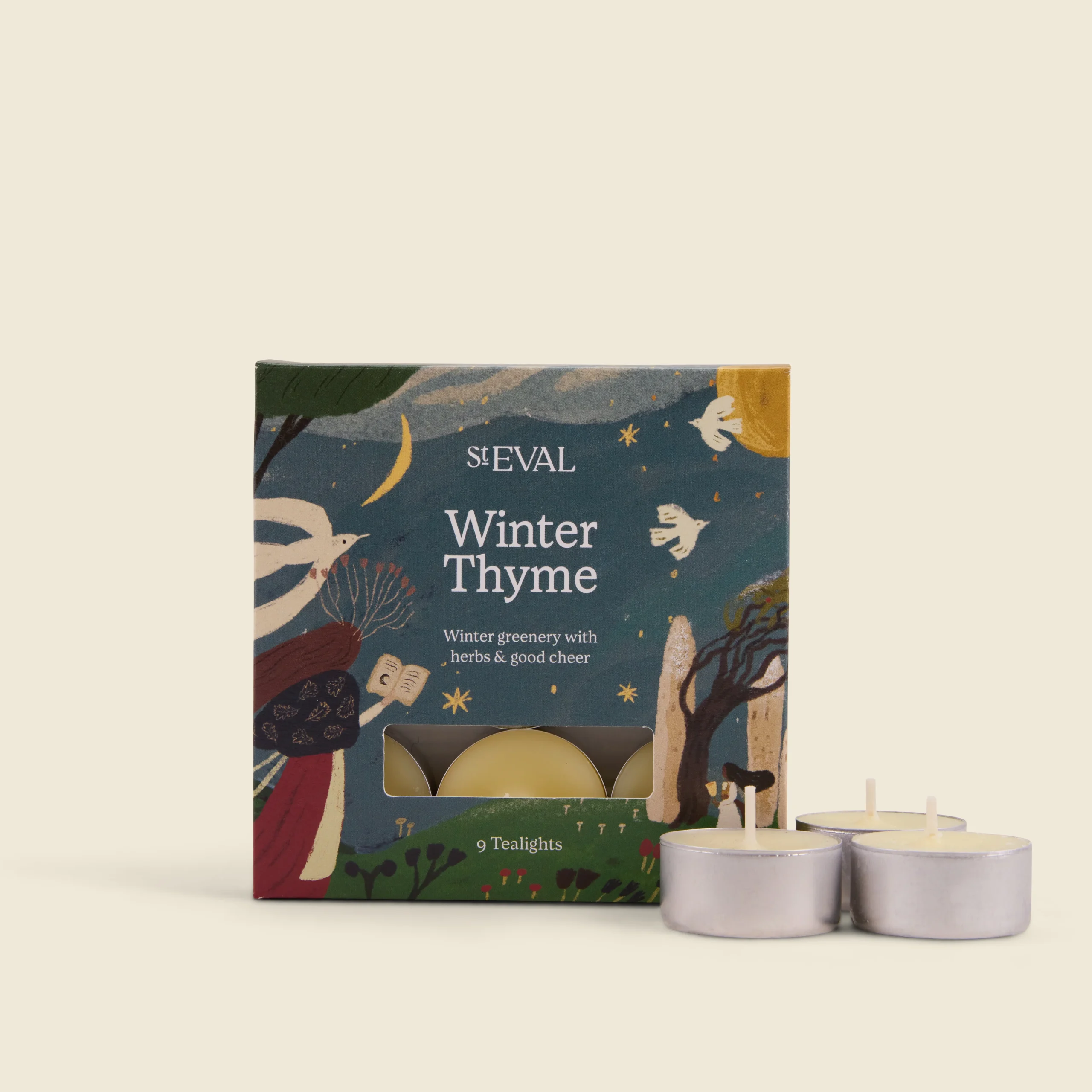 St Eval Winter Thyme Scented Tealights