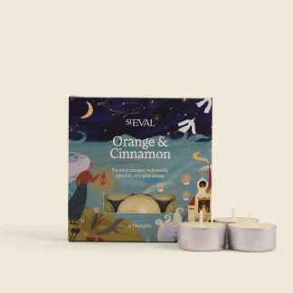 St Eval Orange & Cinnamon Scented Tealights