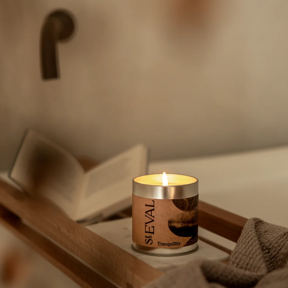 St Eval Tranquility Scented Tin Candle - Image 2