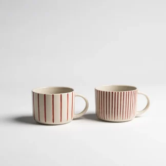 Kindred Mugs ~ Yarrow Mug Medium Brushed Earth Red