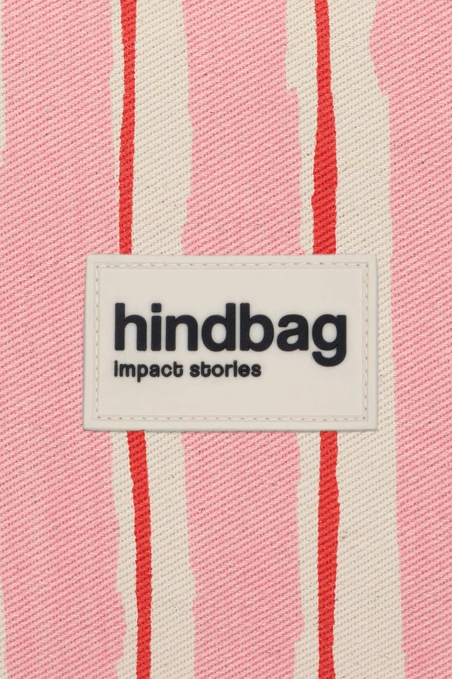 Hindbag Bum Bag ~ Olivia Red and Pink Stripes