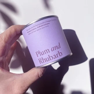 Lovat Press ~ Plum & Rhubarb Candle