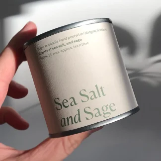 Lovat Press ~ Sea Salt & Sage Candle