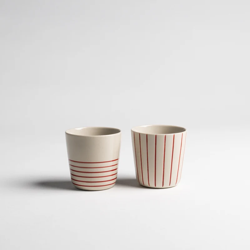 Kindred Mugs ~ Sorrel Beaker Small Brushed Earth Red