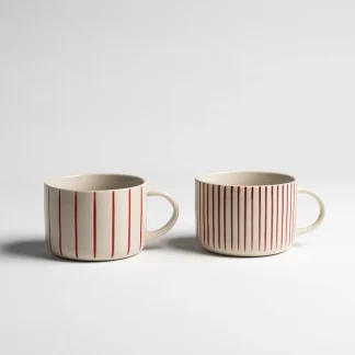 Kindred Mugs ~ Yarrow Mug Large Brushed Earth Red
